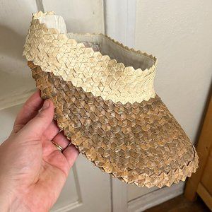 Baha Color Block Straw Visor